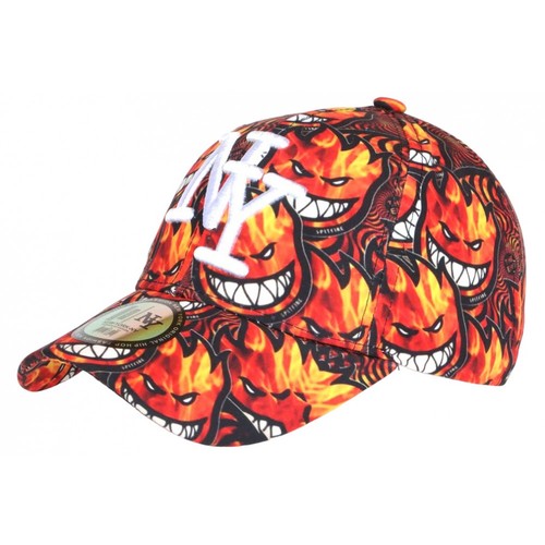 Casquette orange noire - ny, et